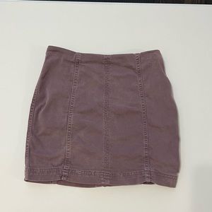 Free People We The Free Modern Femme Denim skirt, purple, size 0